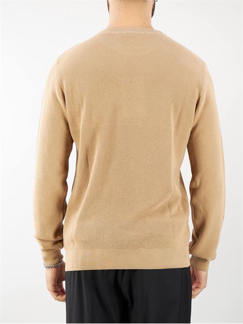 Crew neck sweater with cotton stitch mix Manuel Ritz MANUEL RITZ |  | 3632M50424344023
